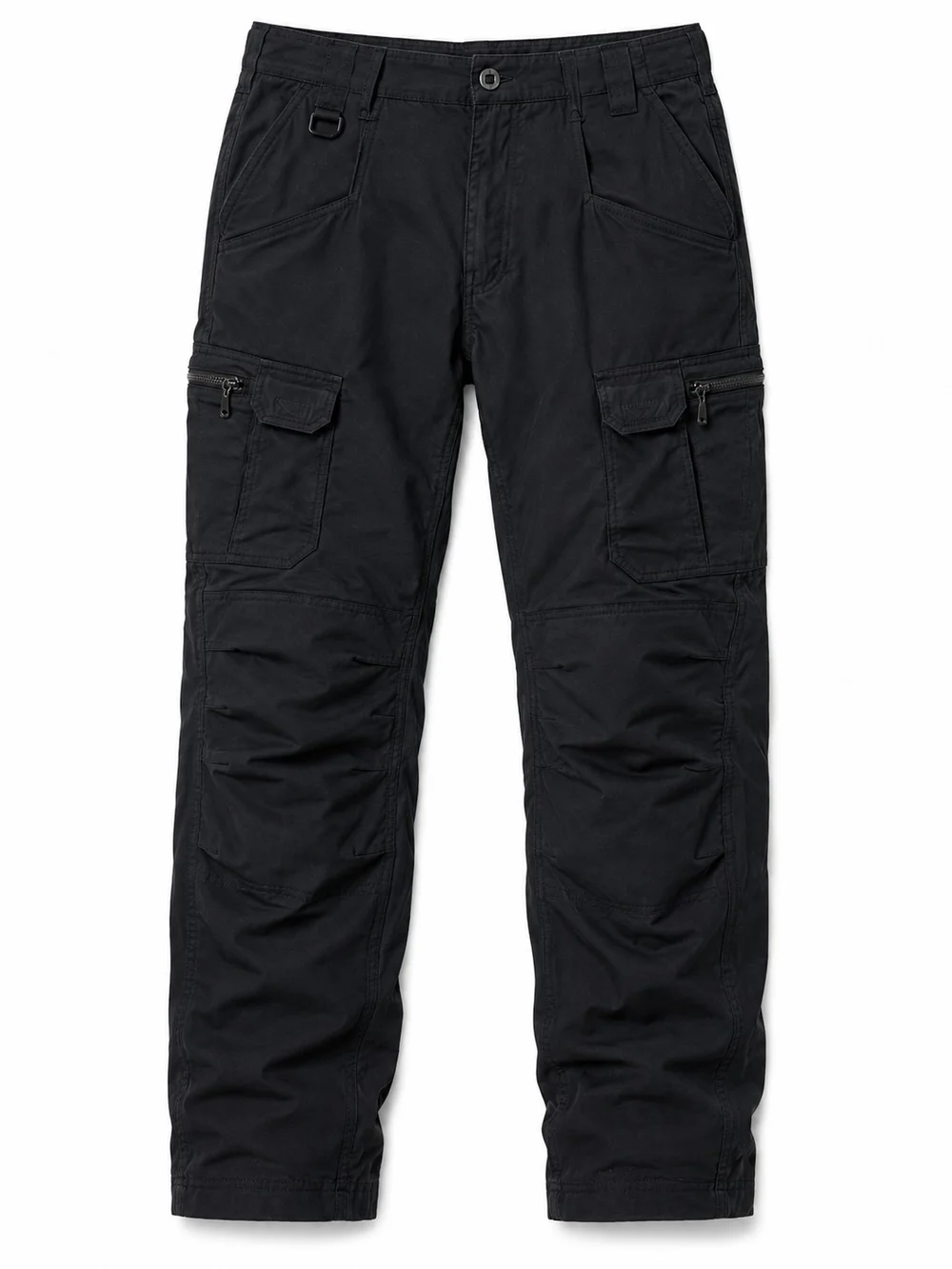 Men's Black Cargo Pants – Durable Utility Style